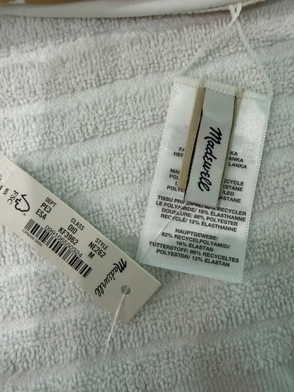 Madewell Second Wave Bikini Set in Palm Leaves - NWT - Top is M, Botton is S. - Picture 6 of 9